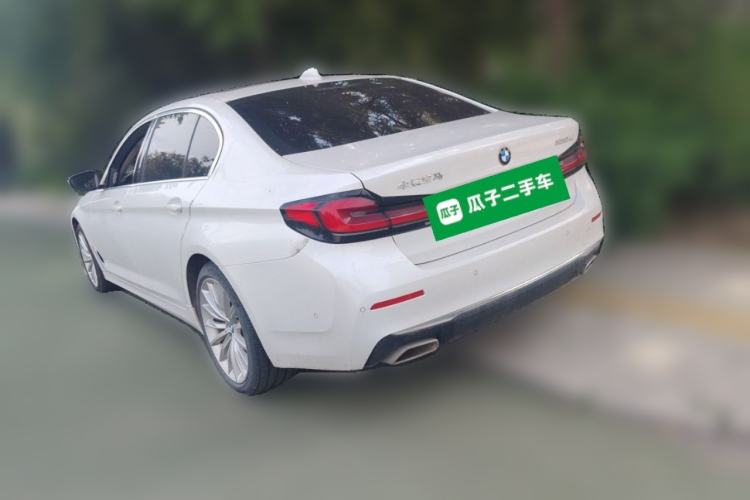 Used BMW 5 Series 2021 530Li Luxury Edition Premium Package Rear Left 45 Deg
