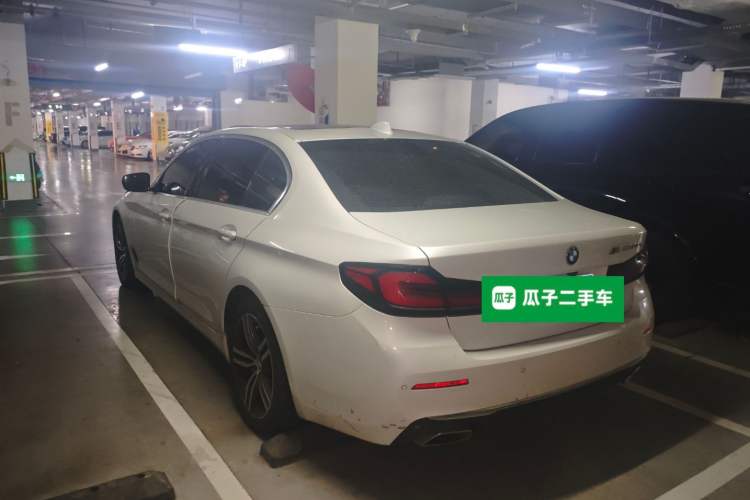 Used BMW 5 Series 2021 530Li Leading Luxury Package Rear Left 45 Deg