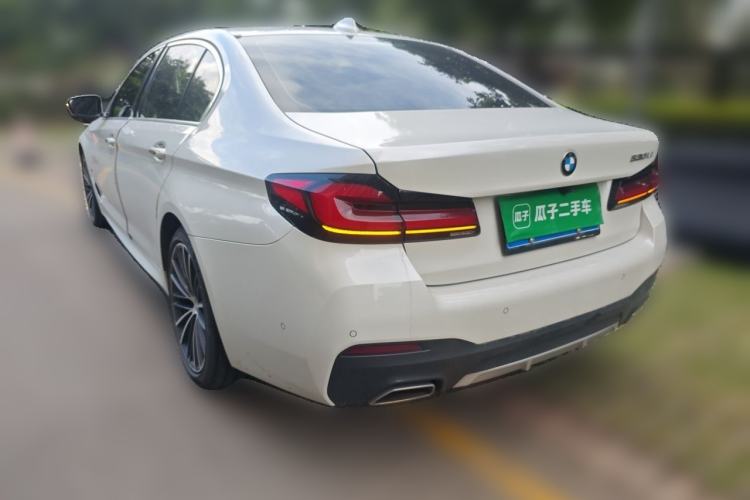 Used BMW 5 Series 2021 530Li Leading Model M Sport Package Rear Left 45 Deg