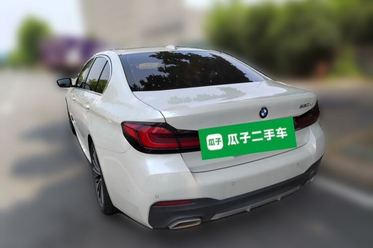 Used BMW 5 Series 2021 530Li Leading Model M Sport Package Rear Left 45 Deg