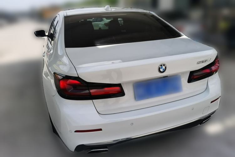 Used BMW 5 Series 2021 Updated Version 525Li Luxury Package Rear Left 45 Deg