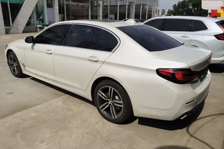 Used BMW 5 Series 2021 530Li Leading Luxury Package Rear Left 45 Deg
