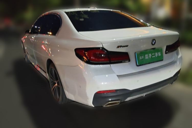 Used BMW 5 Series 2021 530Li Leading Model M Sport Package Rear Left 45 Deg