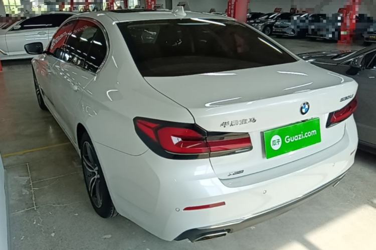 Used BMW 5 Series 2021 530Li xDrive Luxury Package Rear Left 45 Deg