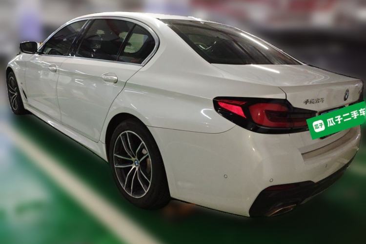 Used BMW 5 Series 2021 525Li M Sport Package Rear Left 45 Deg
