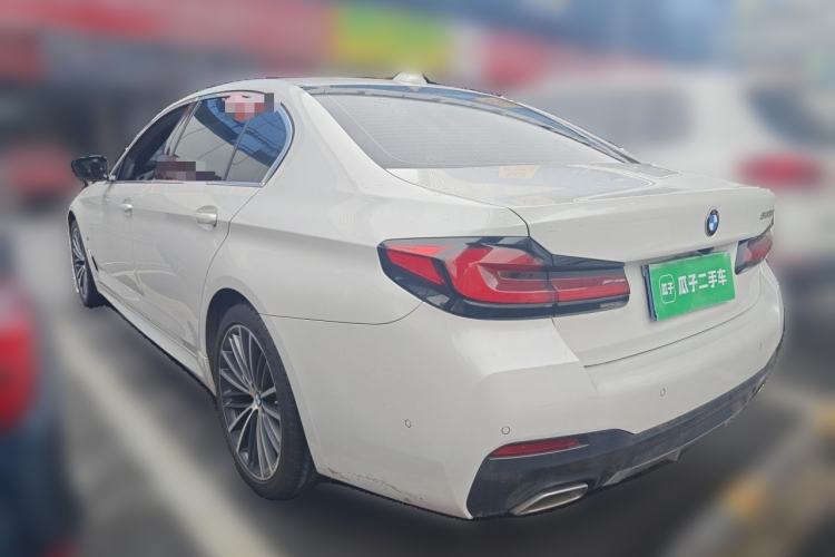 Used BMW 5 Series 2021 530Li Leading Model M Sport Package Rear Left 45 Deg