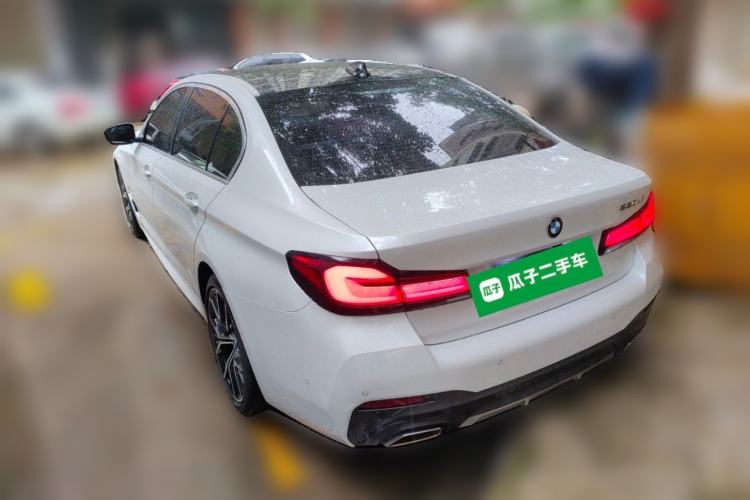 Used BMW 5 Series 2021 530Li Luxury Edition M Sport Package Rear Left 45 Deg