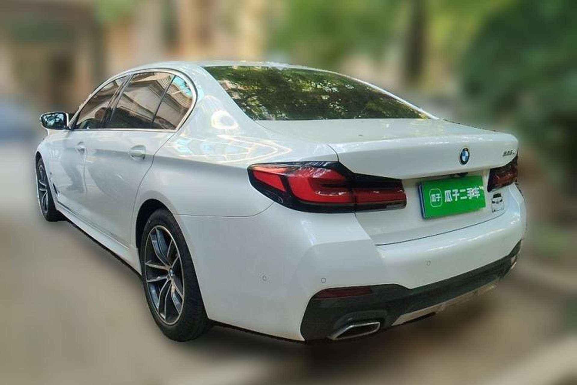 Used BMW 5 Series 2021 525Li M Sport Package Rear Left 45 Deg