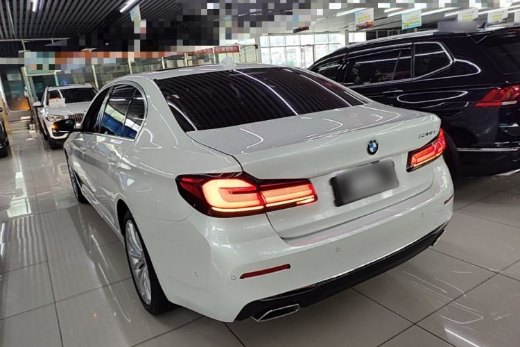 Used BMW 5 Series 2021 530Li Luxury Edition Premium Package Rear Left 45 Deg
