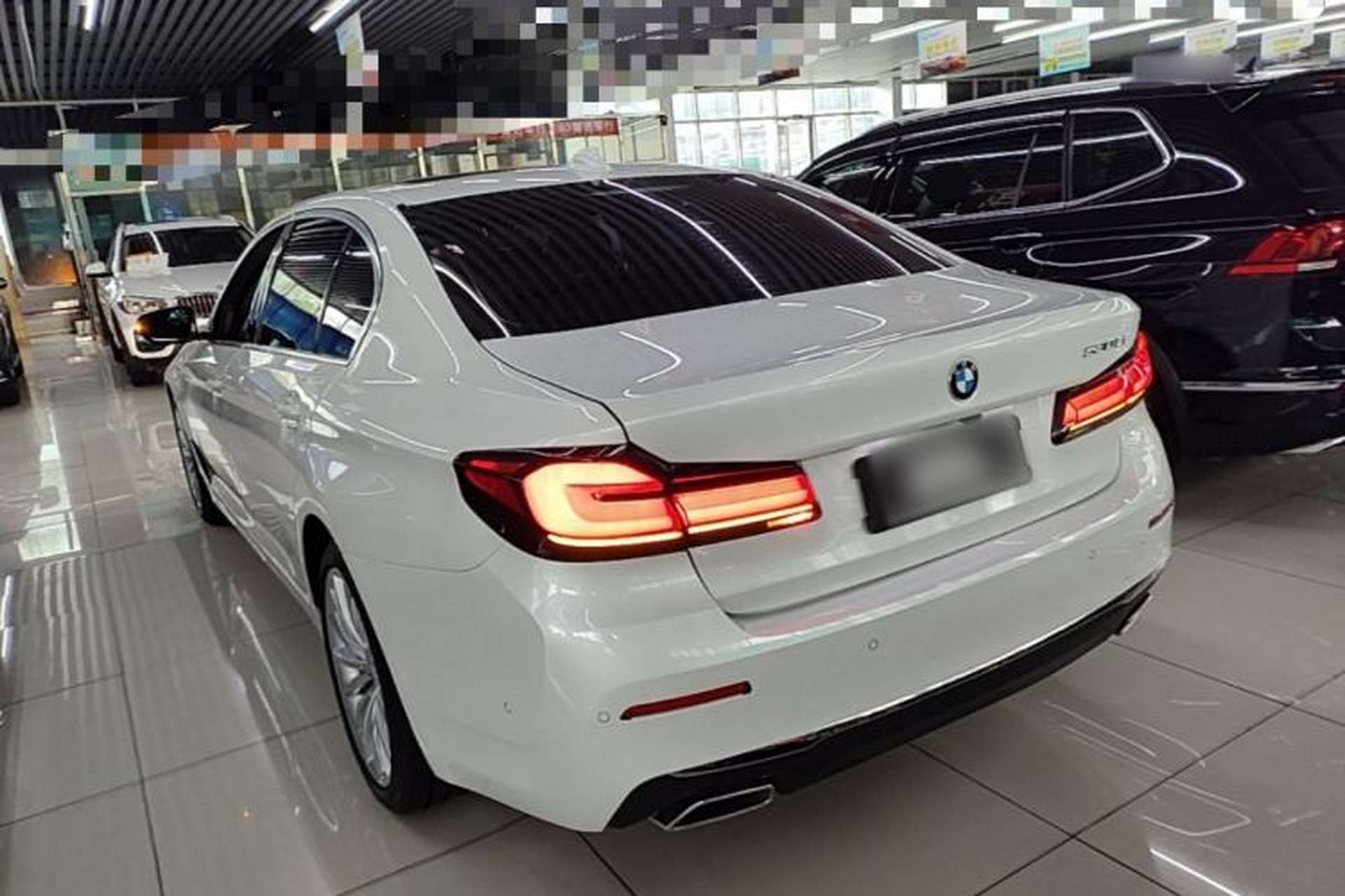 Used BMW 5 Series 2021 530Li Luxury Edition Premium Package Rear Left 45 Deg