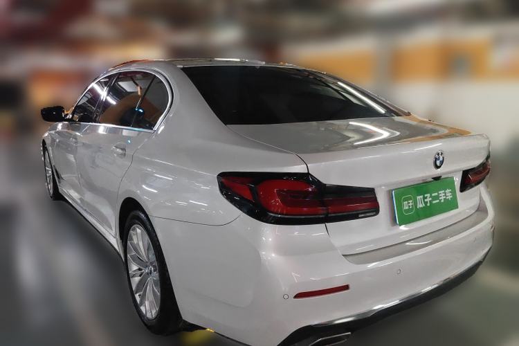 Used BMW 5 Series 2021 525Li Luxury Package Rear Left 45 Deg