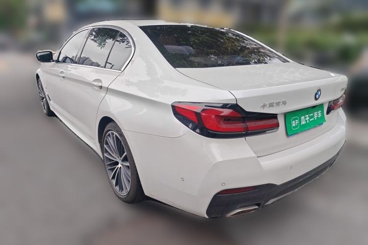 Used BMW 5 Series 2021 530Li Leading Model M Sport Package Rear Left 45 Deg