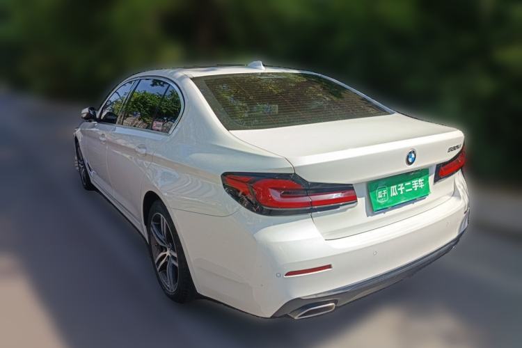 Used BMW 5 Series 2021 530Li Leading Luxury Package Rear Left 45 Deg