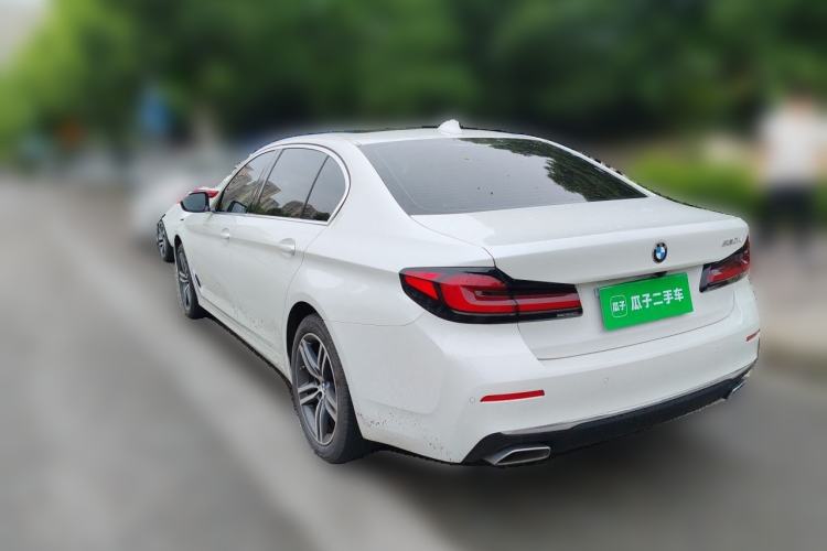 Used BMW 5 Series 2021 530Li Leading Luxury Package Rear Left 45 Deg