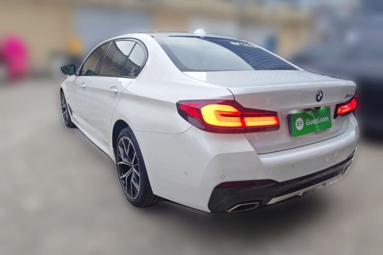 Used BMW 5 Series 2021 530Li Luxury Edition M Sport Package Rear Left 45 Deg