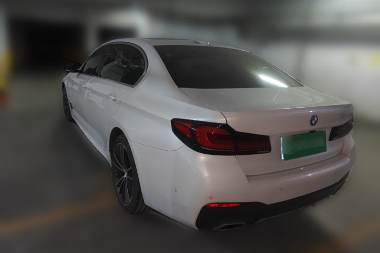 Used BMW 5 Series 2021 530Li Leading Model M Sport Package Rear Left 45 Deg