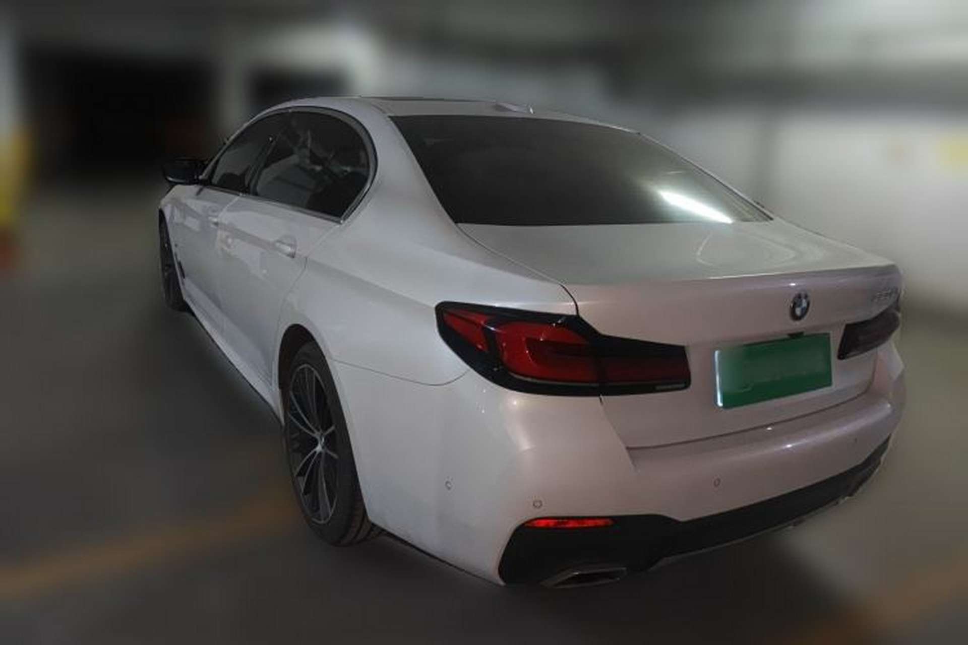 Used BMW 5 Series 2021 530Li Leading Model M Sport Package Rear Left 45 Deg