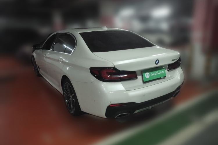 Used BMW 5 Series 2021 530Li Leading Model M Sport Package Rear Left 45 Deg