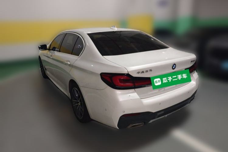 Used BMW 5 Series 2021 525Li M Sport Package Rear Left 45 Deg