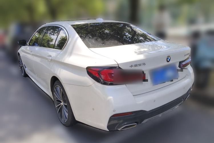 Used BMW 5 Series 2021 Facelifted 530Li Leading Edition M Sport Package Rear Left 45 Deg