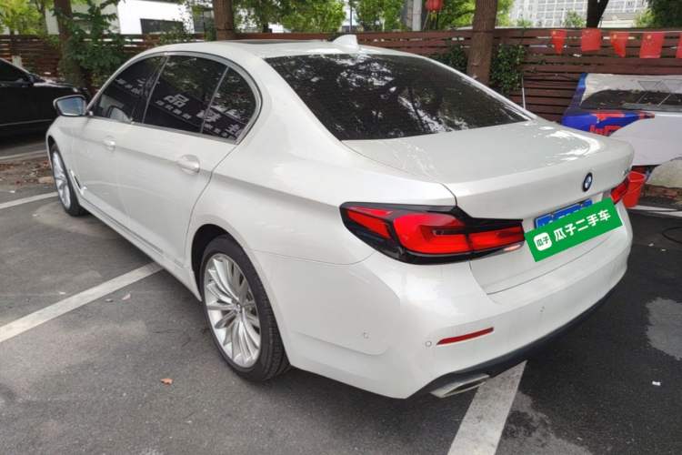 Used BMW 5 Series 2021 530Li Luxury Edition Premium Package Rear Left 45 Deg
