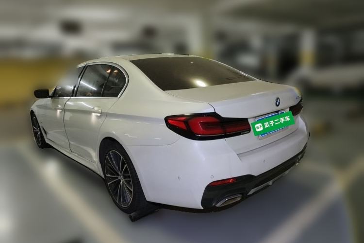 Used BMW 5 Series 2021 530Li Leading Model M Sport Package Rear Left 45 Deg