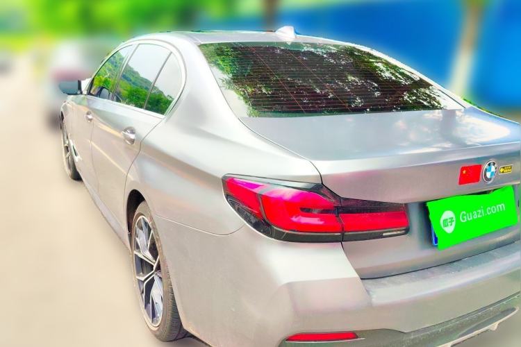 Used BMW 5 Series 2021 530Li Luxury Edition M Sport Package Rear Left 45 Deg