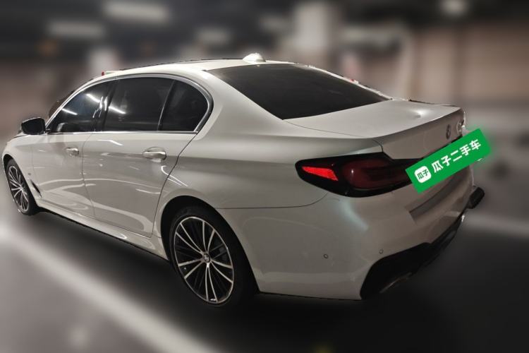 Used BMW 5 Series 2021 530Li Leading Model M Sport Package Rear Left 45 Deg