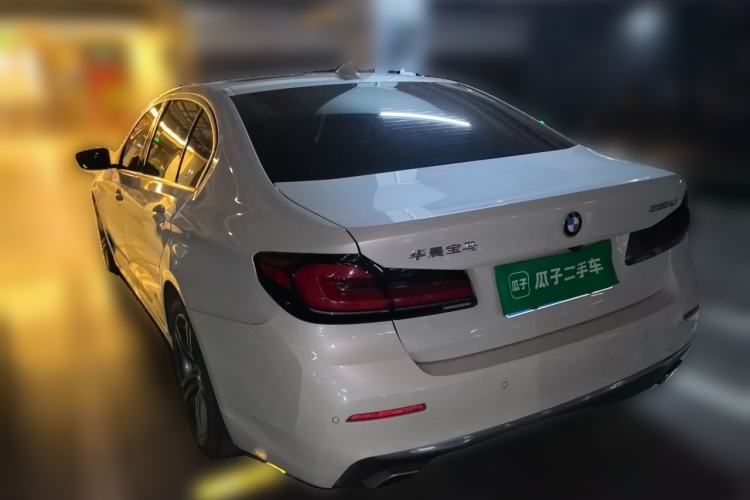 Used BMW 5 Series 2021 530Li Leading Luxury Package Rear Left 45 Deg