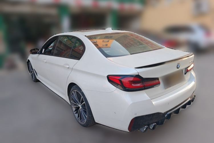 Used BMW 5 Series 2021 530Li Leading Model M Sport Package Rear Left 45 Deg