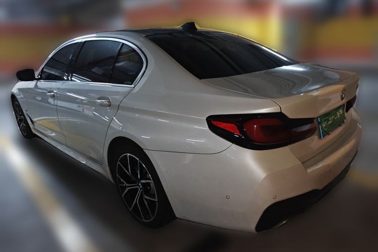 Used BMW 5 Series 2021 530Li Luxury Edition M Sport Package Rear Left 45 Deg