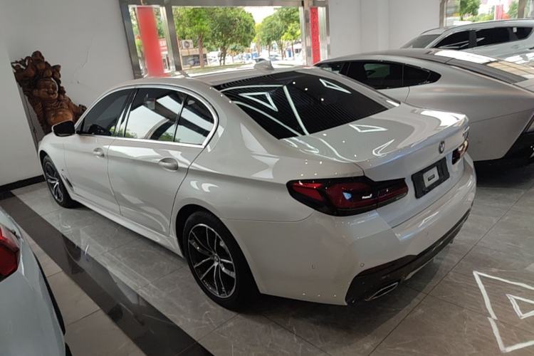 Used BMW 5 Series 2021 525Li M Sport Package Rear Left 45 Deg