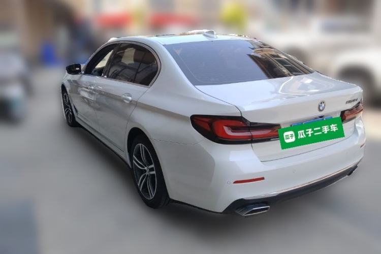 Used BMW 5 Series 2021 530Li Leading Luxury Package Rear Left 45 Deg