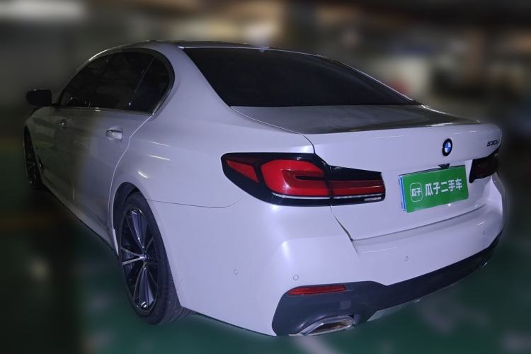 Used BMW 5 Series 2021 530Li Leading Model M Sport Package Rear Left 45 Deg