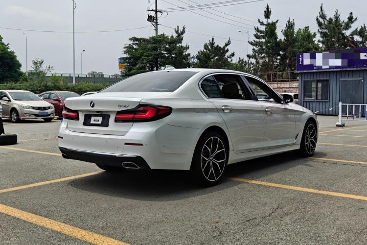 Used BMW 5 Series 2021 530Li Luxury Edition Premium Package Rear Left 45 Deg