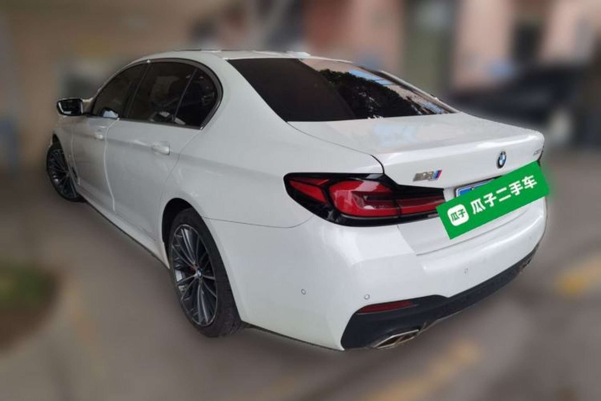 Used BMW 5 Series 2021 Facelifted 530Li Leading Edition M Sport Package Rear Left 45 Deg
