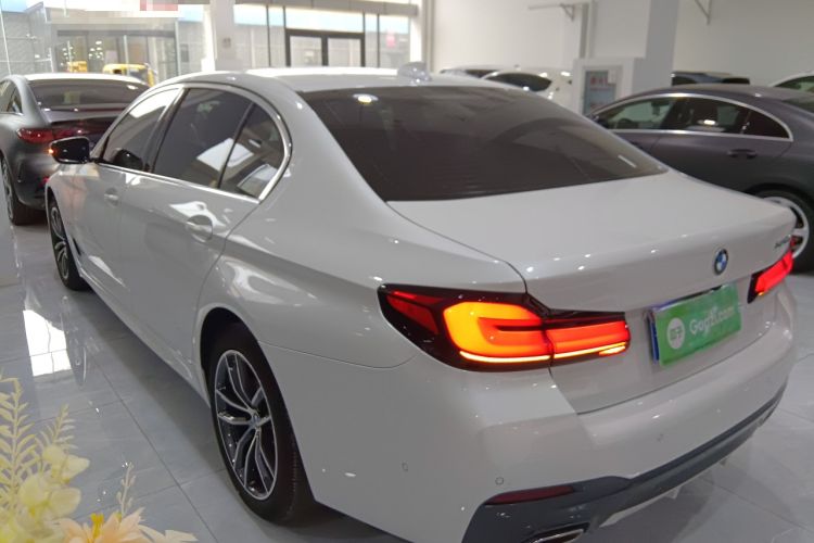 Used BMW 5 Series 2021 525Li M Sport Package Rear Left 45 Deg