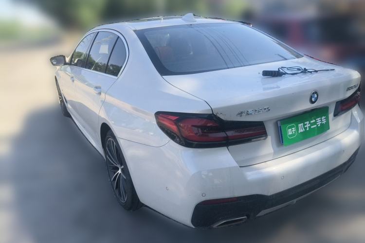 Used BMW 5 Series 2021 530Li Leading Model M Sport Package Rear Left 45 Deg