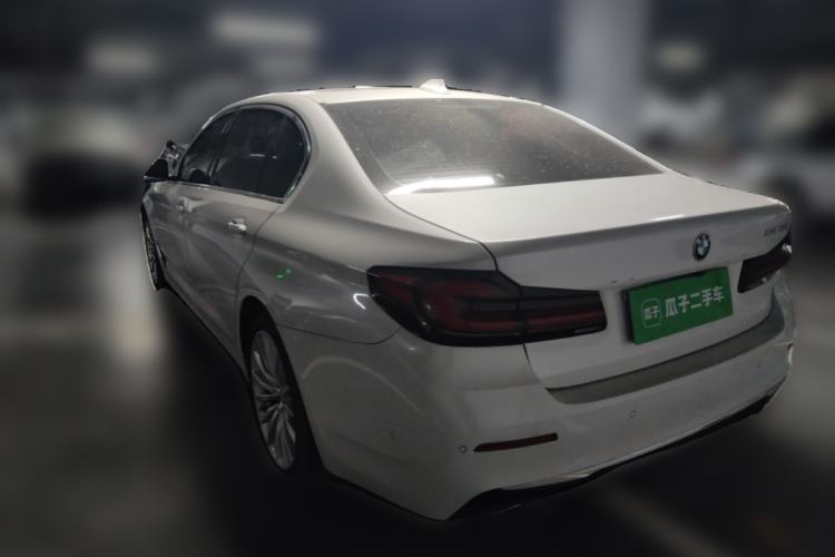 Used BMW 5 Series 2021 530Li Luxury Edition Premium Package Rear Left 45 Deg