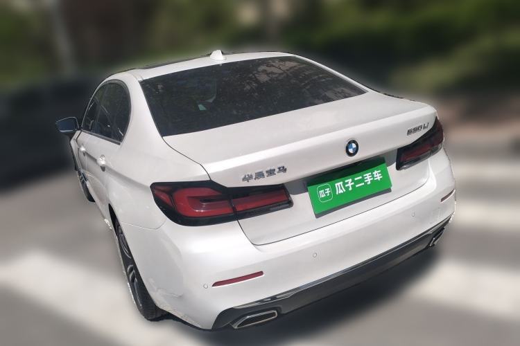 Used BMW 5 Series 2021 530Li Leading Luxury Package Rear Left 45 Deg