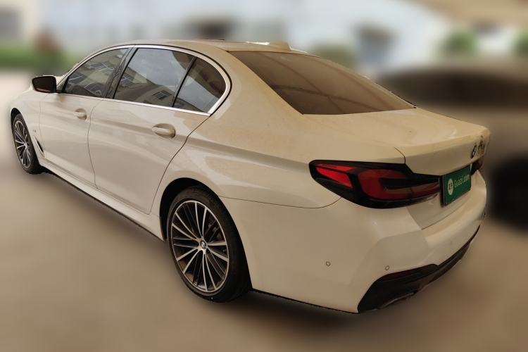 Used BMW 5 Series 2021 530Li Leading Model M Sport Package Rear Left 45 Deg