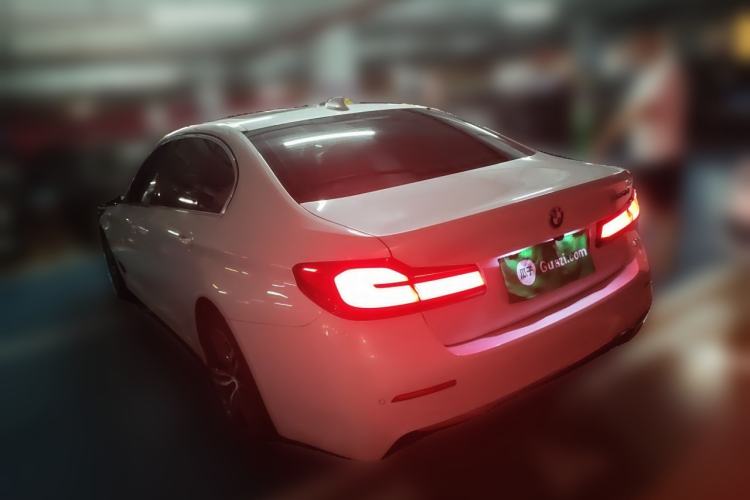 Used BMW 5 Series 2021 530Li Leading Luxury Package Rear Left 45 Deg