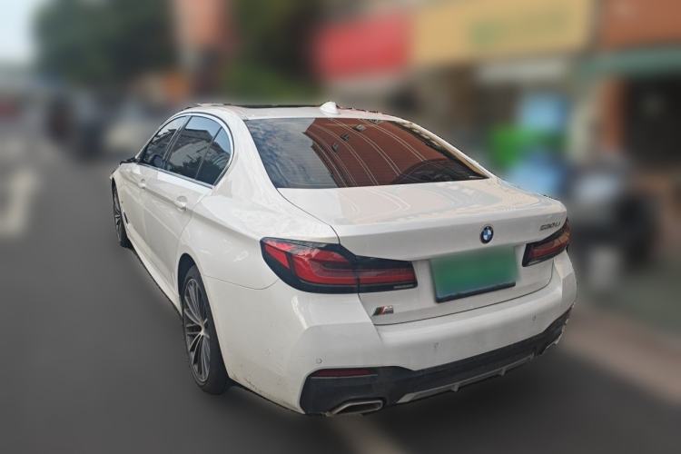 Used BMW 5 Series 2021 530Li Leading Model M Sport Package Rear Left 45 Deg