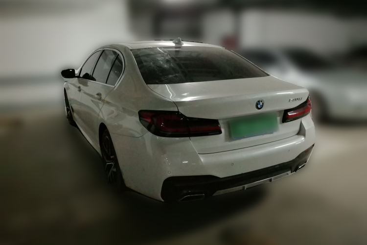Used BMW 5 Series 2021 530Li Luxury Edition M Sport Package Rear Left 45 Deg