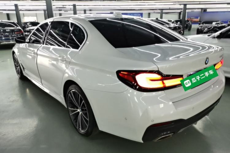 Used BMW 5 Series 2021 530Li Leading Model M Sport Package Rear Left 45 Deg