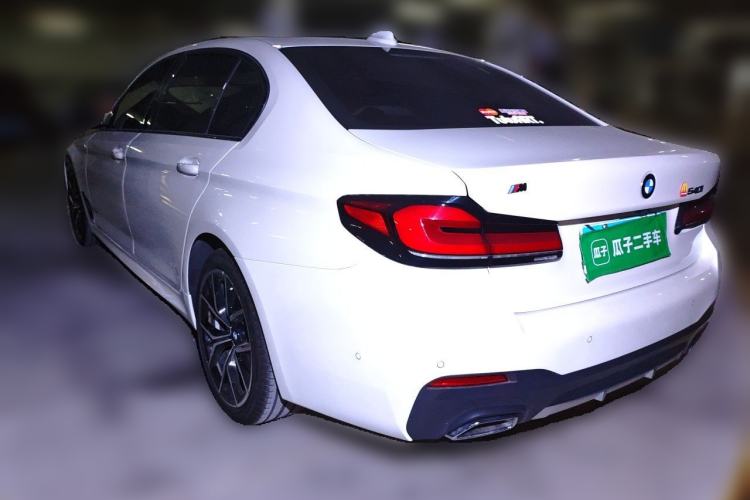 Used BMW 5 Series 2021 530Li Luxury Edition M Sport Package Rear Left 45 Deg