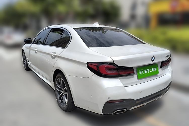 Used BMW 5 Series 2021 525Li M Sport Package Rear Left 45 Deg