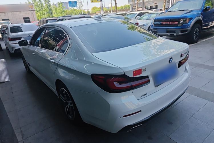 Used BMW 5 Series 2021 530Li xDrive Luxury Package Rear Left 45 Deg
