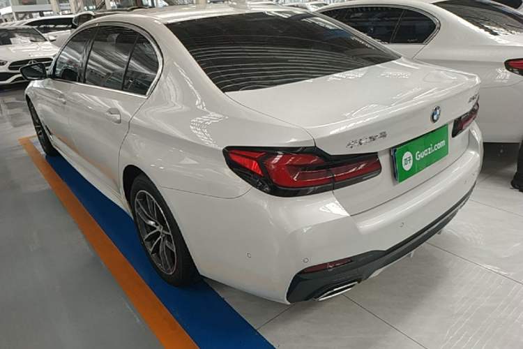 Used BMW 5 Series 2021 525Li M Sport Package Rear Left 45 Deg