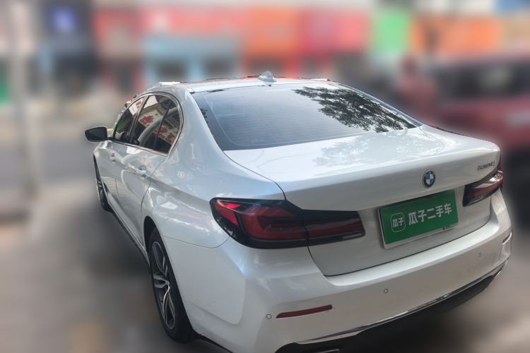 Used BMW 5 Series 2021 530Li Leading Luxury Package Rear Left 45 Deg